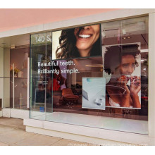 Digital Signage Window Facing 86 Inch Screen